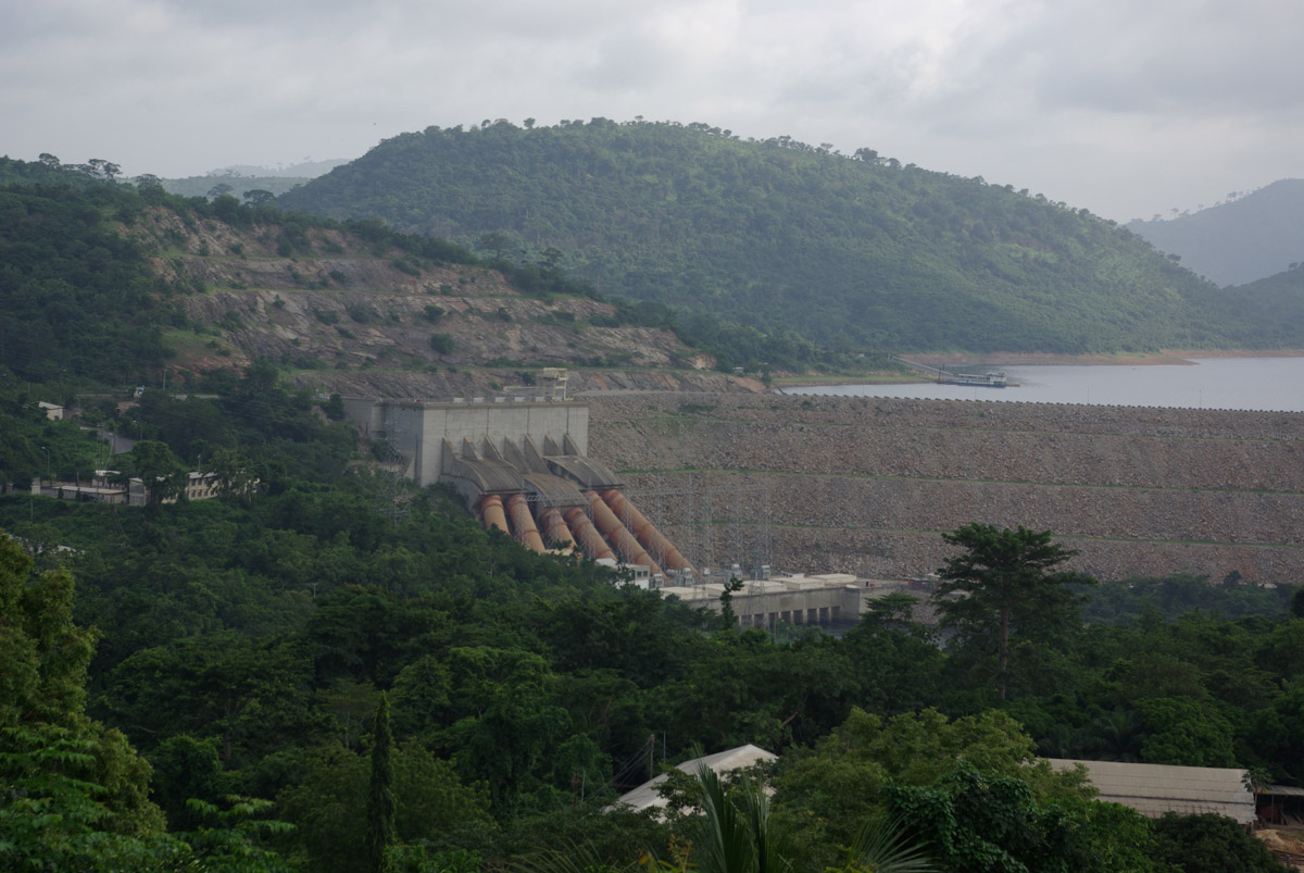 Akosombo Dam hydroelectric plant