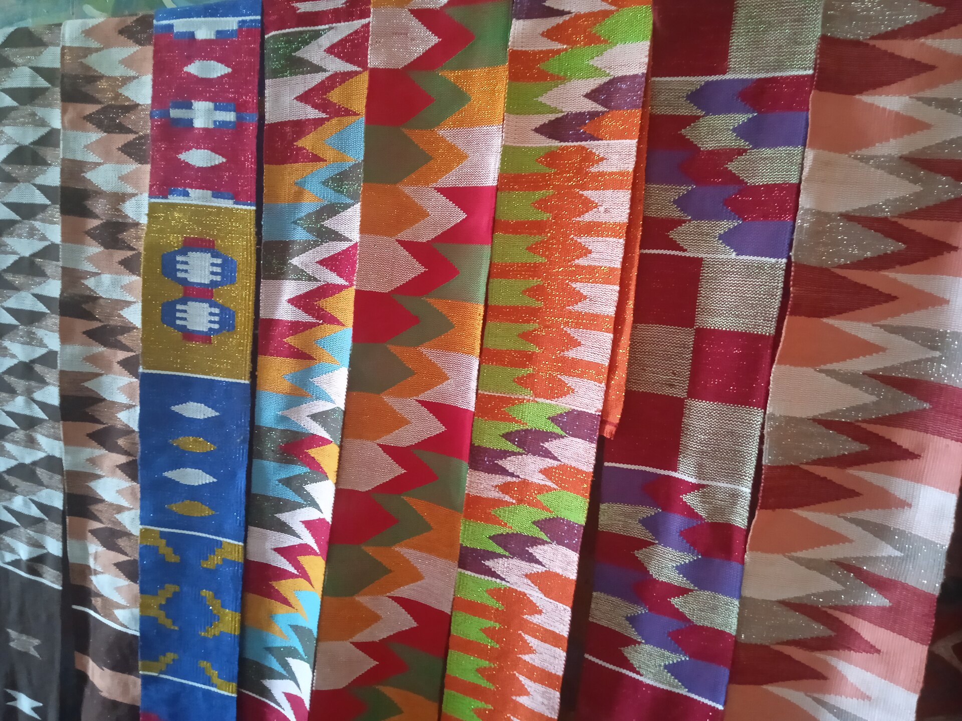 Kente patterns Tafi Volta Region