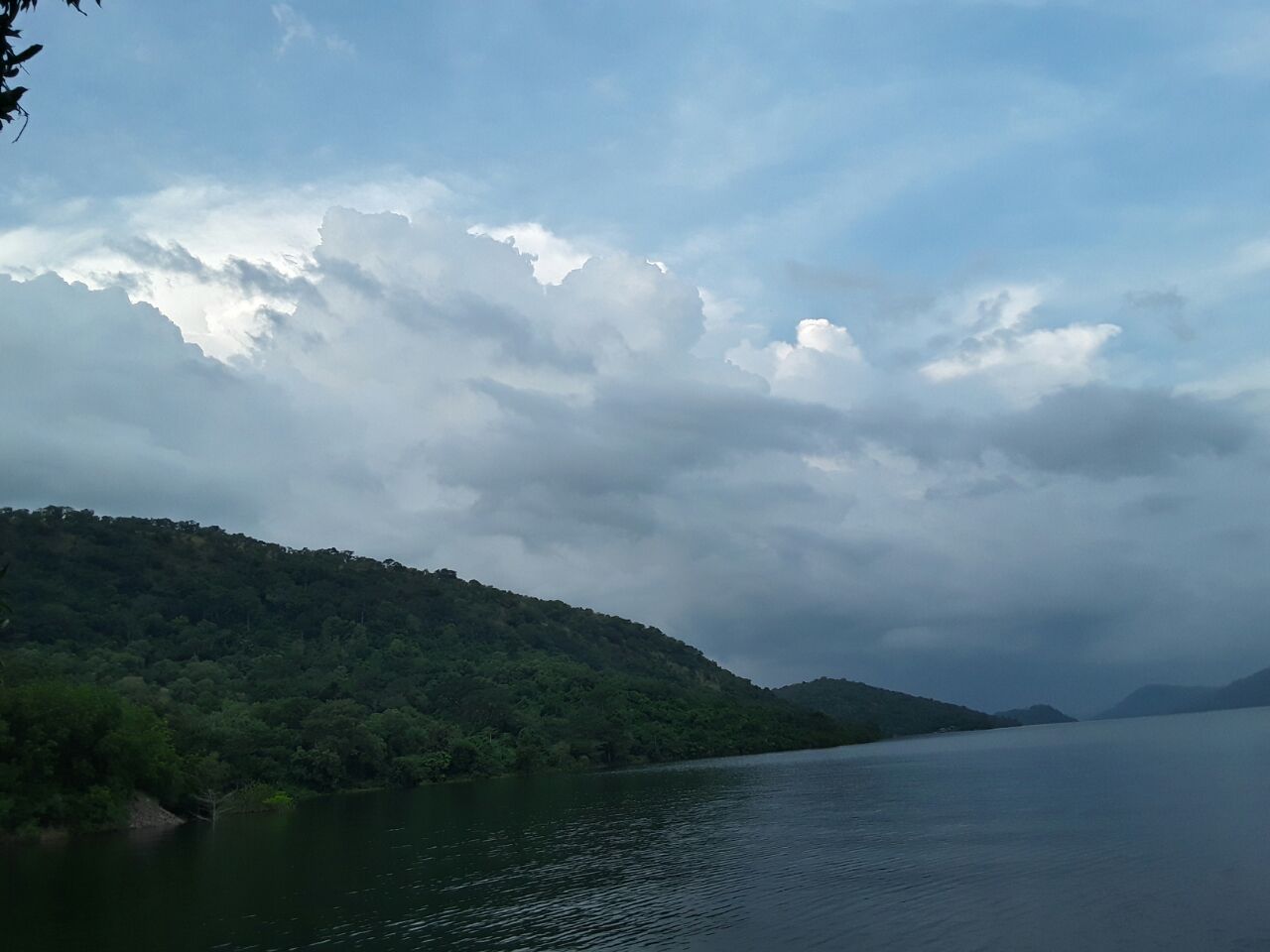 Volta River clouds